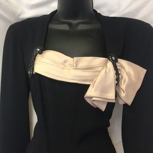 Vintage Black Semi Formal Dress Size Sm / 4’ish